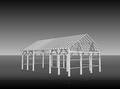 Jan De Jong Barn Frame 3D Drawings / Jan De Jong